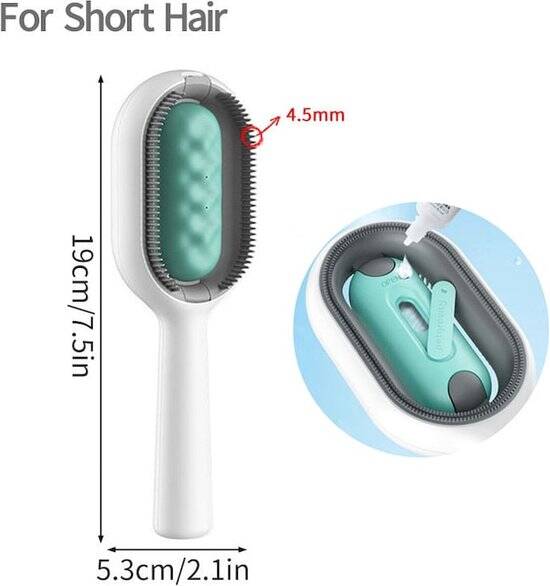 برس موی مغناطیسی آبی